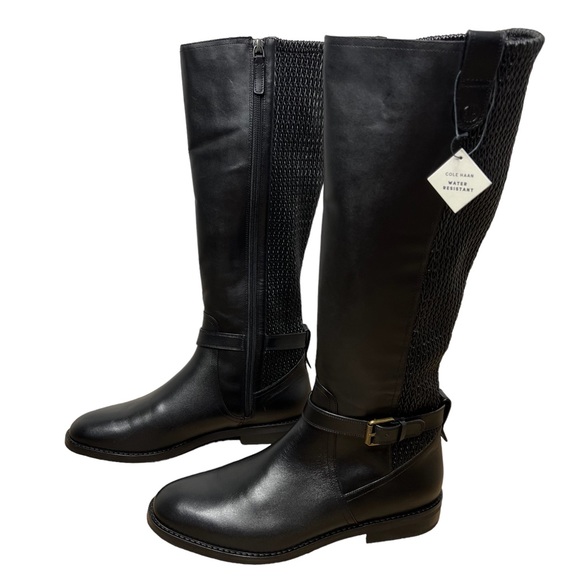 Cole Haan Shoes - Cole Haan Belted Leather Knee High Boots 11B